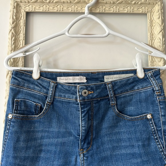 PILCRO AND THE LETTERPRESS | by Anthropologie Blue High Rise Denim Skinny Jeans - Picture 2 of 12